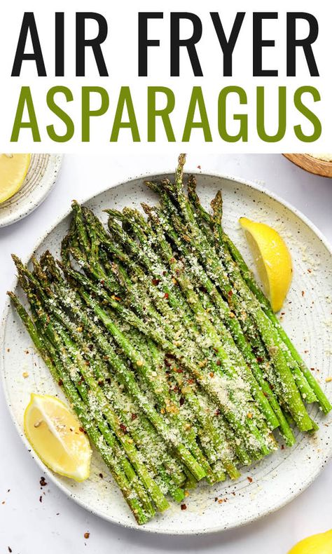 Air Fryer Asparagus Air Fryer Asparagus, Asparagus Recipes Roasted, Parmesan Asparagus, Delicious Appetizers, Keto Side, Gluten Free Sides Dishes, Air Fryer Oven Recipes, How To Cook Asparagus, Air Fryer Dinner Recipes