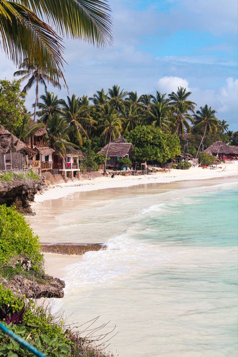 Jambiani Zanzibar, Zanzibar Beach, Zanzibar Beaches, Water Aesthetic, High Tide, Travel Board, Travel Writer, Wanderlust Travel, Travel Inspo