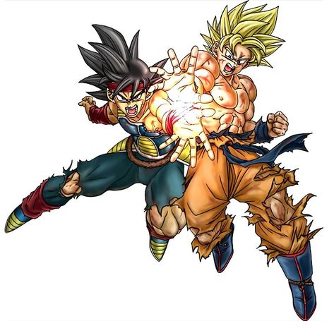 Bardock & Goku, by Toyotaro Goku Art, Image Dbz, Vegito Y Gogeta, Ball Drawing, Dragon Ball Painting, Dragon Ball Super Wallpapers, Dragon Ball Art Goku, Dragon Ball Super Artwork, Dragon Ball Super Art