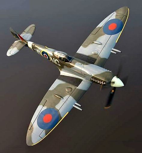 Supermarine Spitfire Mk. XVI Spitfire Airplane, Spitfire Plane, Ww2 Fighter Planes, Wwii Fighter Planes, Wwii Airplane, Wwii Fighters, Wwii Plane, Supermarine Spitfire, British Aircraft