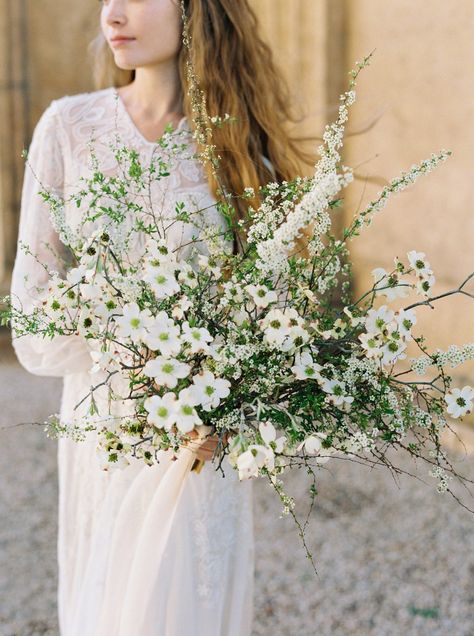 Wild Modern Wedding Bouquets, Cascading Wedding Bouquets, Martha Weddings, White Bridal Bouquet, Preowned Wedding Dresses, Bohemian Bride, Winter Wedding Dress, White Bridal, Wedding Dress Inspiration