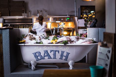 Check out our expert guide to Bath&#039;s best independent places to eat and drink in 2017, from trendy matcha granola to Winchester cheese and craft cocktails. Bath Buns, Bath Uk, Bath England, Uk City, Eat And Drink, Scallop Shells, In Bathroom, Kids Bath, Eat Local