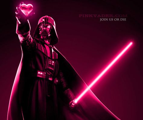 Pink Darth Vader, Pink Lightsaber, Eddsworld Tord, Ur Mom, Star Wars Birthday, Lightsaber, Sci Fi Fantasy, Pink Light, S Star