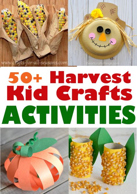 Make fun harvest kid crafts. apple activity fall activity - kid activity #preschool #craftsforkids amorecraftylife.com Harvest Crafts For Kids, Preschool Harvest, Fall Harvest Crafts, Høstaktiviteter For Barn, Harvest Activities, Harvest Crafts, Preschool Crafts Fall, November Crafts, Crafts Fall