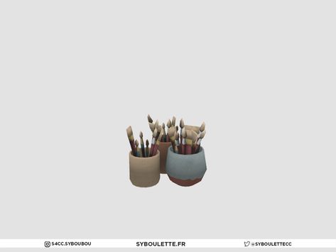 This is a clutter for a painter desk. Found in TSR Category 'Sims 4 Clutter' Sims 4 Art Studio, Sims 4 Art, Painter Studio, Desk Clutter, Painters Studio, Sims 4 Clutter, Sims 4 Cc Packs, Sims 4 Cc Furniture, Sims 4 Mods Clothes