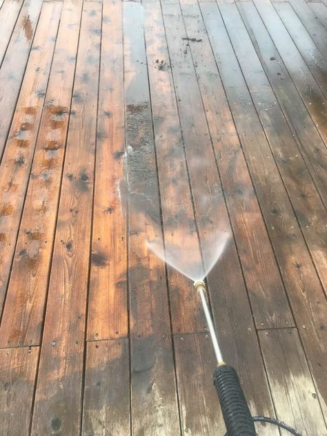 Power Washing Deck, Deck Stain And Sealer, Treated Wood Deck, Deck Sealer, Front Yard Flower Bed, Deck Cleaner, Deck Restoration, Deck Cleaning, Deck Repair