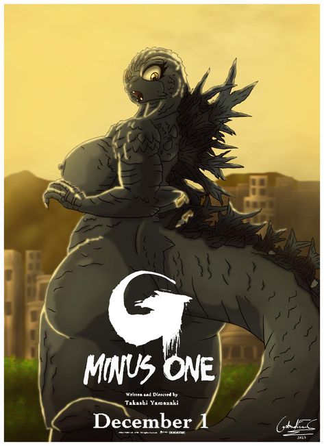 Godzilla Minus One Kaiju Girls Godzilla, Godzilla Minus One Drawing, Minus One Godzilla, Godzilla Minus One Art, Fem Godzilla, Scp 1471 Female, Godzilla Oc, Godzilla Minus One, Godzilla In Hell