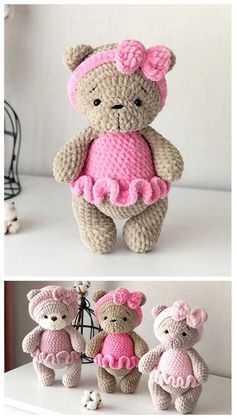 Crochet Teddies Free Pattern, Free Crochet Bear Pattern Amigurumi, Free Teddy Bear Crochet Pattern, Teddy Bear Crochet Pattern Free, Unicorn Crochet Pattern Free, Crochet Bear Pattern Free, Bear Crochet Pattern Free, Crochet Bunny Pattern Free, Crochet Teddies