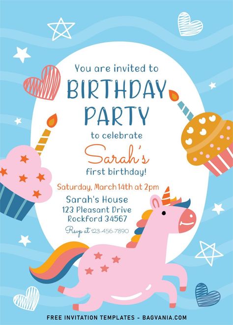 7+ Cute And Fun Birthday Invitation Templates For Kids Birthday Party | FREE Printable Birthday Invitation Templates - Bagvania Birthday Invitation Card Online, Facade Ideas, Birthday Invitation Card Template, Online Party Invitations, Hilarious Quotes, Fun Invitations, Birthday Party Invitation Templates, Kids Birthday Party Invitations, Party Invitations Kids