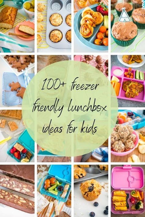 Easy Lunchbox Snacks, Frozen Lunches, Freezer Ideas, Freezer Lunches, Lunchbox Snacks, Blueberry Snacks, Frozen Kids, Lunchbox Treats, Cold Lunches