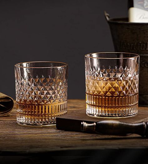 Whiskey Tasting Party, Whiskey Accessories, Bourbon Liquor, Old Fashioned Whiskey, Bourbon Glasses, Bar Stuff, Liquor Glass, Whiskey Glasses Set, Whisky Bar