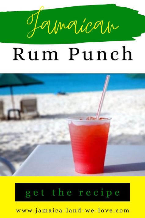 Jamaican Rum Punch Recipe Jamaican Rum Punch Recipes, Jamaican Rum Punch, Jamaican Drinks, Recipes Jamaican, Rum Punch Recipe, Ital Food, Rum Punch Recipes, Middle East Food, Alcoholic Punch