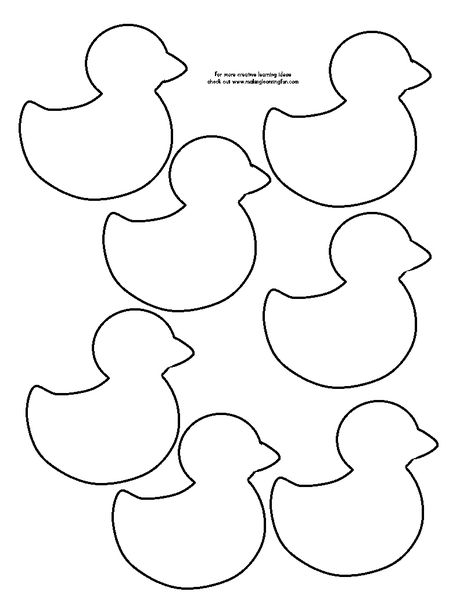 Duck Craft Ideas, Duck Template Free Printable, Duck Template, Rubber Ducky Birthday, Letter D Crafts, Babby Shower, Duck Party, Farm Theme Preschool, Duck Crafts