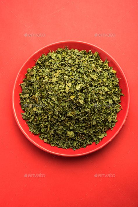 Feugreek Leaves dried or Kasuri methi by stockimagefactory. Kasoori Methi also known as Kasuri Methi or Dried Fenugreek Leaves #Sponsored #Kasuri, #methi, #dried, #Feugreek Kasuri Methi, Fenugreek Benefits, Health Fitness Food, Fenugreek Leaves, Health Dinner, Health Snacks, Health Eating, Health Dinner Recipes, Health Motivation