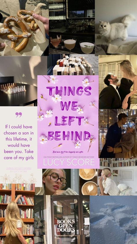 #books #thingsweleftbehind #booktube #author Things We Left Behind, Lucy Score, Fangirl Book, Book Binding Diy, Leave Behind, Take Care Of Me, Left Behind, Book Binding, Creative Writing