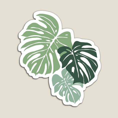 Aesthetic Leaves Stickers Printable, Journal Printables Stickers Aesthetic Hd, Leaves Stickers Printable, Monstera Sticker, Leave Sticker, Aesthetic Leaves, Leaves Stickers, Leave Design, Green Stickers