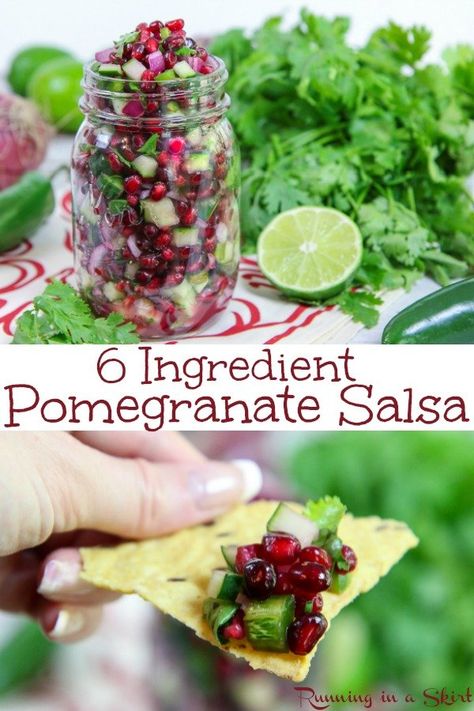 Pomegranate Appetizer, Antioxidant Recipes, Pomegranate Salsa, Appetizer Vegan, Cucumber Salsa Recipe, Cucumber Salsa, Pomegranate Recipes, Gluten Free Puff Pastry, Vegetarian Christmas