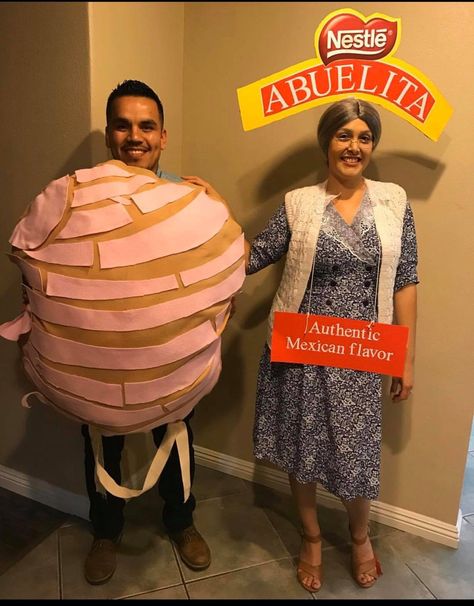 Chambelan Outfits, Mexican Halloween Costume, Front Yard Halloween Decorations, Crazy Halloween Costumes, Chocolate Abuelita, Mexican Halloween, Halloween Costumes Diy Couples, Hispanic Aesthetic, Funny Couple Halloween Costumes