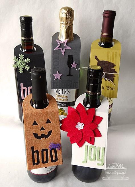 Wine Toppers, Tuscan Vineyard, Wine Bottle Gift Tags, Wine Gift Tags, Bottle Gift Tags, Wine Bottle Topper, Wine Bottle Tags, Treat Toppers, Wine Craft