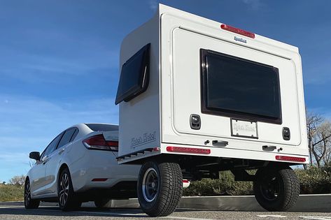 Micro Camper Trailers, Camper Lights, Small Camper Trailers, Small Pickups, Trailer Kits, Cargo Trailer Camper, Camper Shells, Tiny Camper, Micro Camper