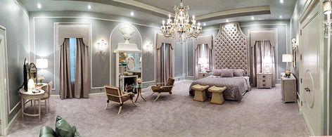 Chanel Oberlin’s Bedroom | Scream Queens Chanel Oberlin Bedroom, Scream Queens Bedroom, Chanel Oberlin Room, Scream Queens House, Chanel Oberlin Aesthetic, Scream Queens Aesthetic, Rich Girl Bedroom, Glamorous Bedroom, Modern Glam Living Room