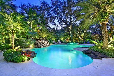 10001 Fairchild Way Rd, Coral Gables, FL 33156 | MLS #A10013505 - Zillow Pretty Pools, Inground Pool Landscaping, Awesome Houses, Freeform Pools, Lagoon Pool, Spa Ideas, Indoor Outdoor Pool, Dream Pools, Dream Places