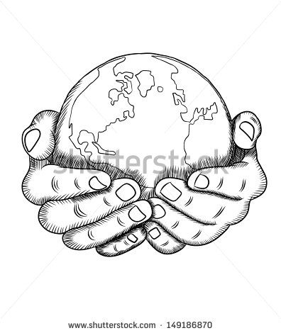 Hands Holding Earth Drawing Sketch Coloring Page Holding Earth Drawing, Hands Holding Earth, Hands Holding The World, Earth Art Drawing, Earth Sketch, Holding Earth, Ochrana Prírody, Globe Drawing, Earth Drawing