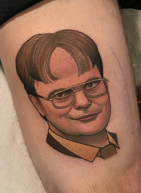 Dwight Schrute Tattoo, Dwight Tattoo, Flash Sheets, Dwight Schrute, T Art, Neo Traditional, Tattoo Sketches, Future Tattoos, Traditional Tattoo