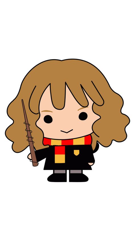 Do you remember this smartie in our fanart Harry Potter Germiona Magic Sticker? Hermione Granger is a witch and one of Harry's closest friends. She is skilled in magic and often uses her knowledge to... Hermione Cartoon, Hermione Granger Cartoon, Harry Potter Personajes, Harry Potter Dibujos, Harry Potter Desenho, Hari Poter, Harry Potter Drawings Easy, Harry Potter Kawaii, Hermione Granger Art