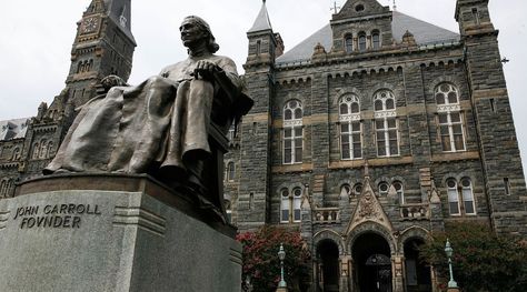 Georgetown’s slavery announcement is remarkable. But it’s not reparations. - Vox Prestigious School, Ignatius Of Loyola, Marquette University, Georgia State University, Georgetown University, State School, Black Knowledge, Family Planning, College Campus