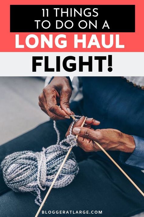 With the world's longest flights now pushing up to 20 hours, we seriously need some help with what to do on them to pass the hours in the sky!  This post covers 5 things I must take on a long flight to get comfy PLUS 11 great ideas to pass the time.  #longhaulflight #longflight #traveltips Long Haul Flights, Long Flight, Long Haul Flight, On The Plane, Long Flights, The Hours, New Zealand Travel, Cruise Travel, Air Travel