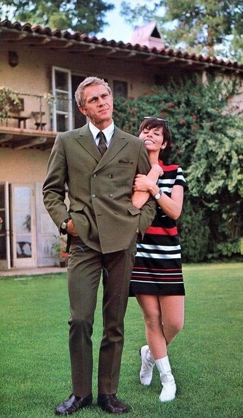 Steve Mcqueen Wife, Neile Adams, Actor Steve Mcqueen, Steve Mcqueen Style, Steven Mcqueen, Steve Mc, Mc Queen, Actrices Hollywood, Suit Style