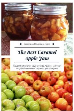 Caramel Apple Jammy Topping - CANNING AND COOKING AT HOME Carmel Apple Jam Recipe, Caramel Apple Jam Recipe, Carmel Apple Recipe, Caramel Apple Jam, Caramel Apple Pie Filling, Apple Jam Recipe, Apple Pie Jam, Jam Canning, Canning Apples