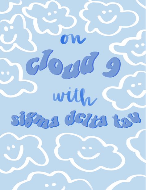 Fall Recruitment Themes, On Cloud 9 Sorority Theme, Cloud 9 Sorority Theme, Cloud Sorority Theme, On Cloud 9 Bid Day Theme, Cloud 9 Bid Day Theme Sorority, On Cloud 9 Bid Day, Cloud 9 Sorority, Cloud Nine Bid Day