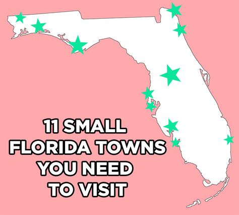 11 Stunning Florida Towns You Need To Visit Florida Adventures, Usa Roadtrip, Montezuma, Florida Living, Visit Florida, I Want To Travel, On The Road Again, Florida Vacation, Daytona Beach