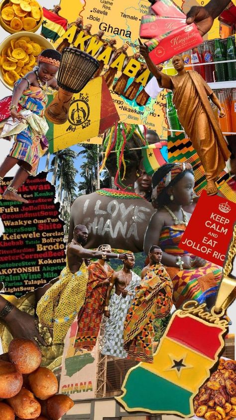 #africa#Ghana#home#homeland#culture#moodboard#viral#gold#nature#food#Love#country#appreciation#appreciationpost#keepcalm#onepeople#black#africans#ethnic#ethnicity#collage#forfun#personal#ideas# Culture Moodboard, African Prom Dresses Ankara, Ghana Culture, Ghana Travel, Ghana Food, Africa Art Design, Holiday Outfits Summer, Nature Food, Love Country