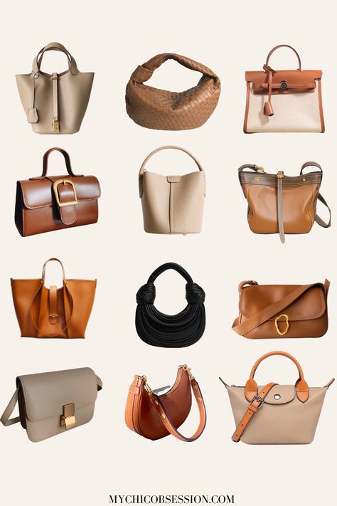 15 Designer-Worthy Handbags You Won’t Believe Are From Etsy (Under $200) - MY CHIC OBSESSION Leather Tote Bag Designer, Neutral Handbag, Trending Handbags, Purse Trends, Everyday Tote Bag, Fall Handbags, Cowhide Bag, Everyday Purse, Handbag Outfit