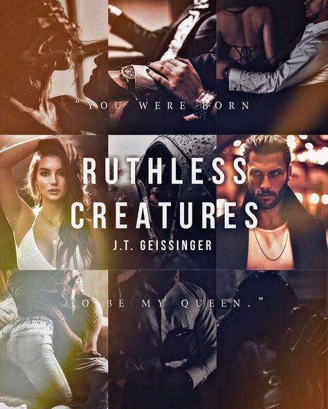 Ruthless Creatures Jt Geissinger, Jt Geissinger, Ruthless Creatures, Book Hangover, Contemporary Romance Books, Book Teaser, Reading Rainbow, Dark Romance Books, Inspirational Books To Read