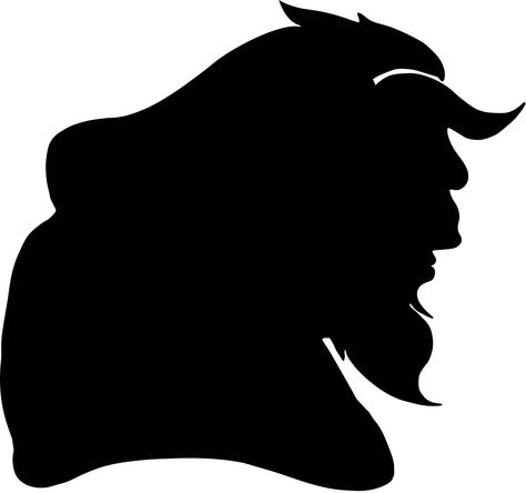 The Beast | | Disney | High Definition Silhouettes | Isabel Talsma Disney Character Silhouettes, Disney Button Art, Disney Characters Silhouettes, Beast Silhouette, Beauty And The Beast Silhouette, Disney Beast, Deco Disney, Beauty And Beast Wedding, Beauty And The Beast Costume