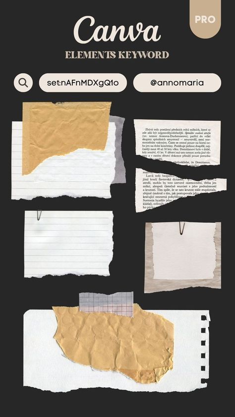 Canva Elements keyword - craft scrapbook Paper and notes childrenelement #aestheticcanvaelement #canvaelemenkeyword #flowerbucketelement #canvaforbackground Vintage Ripped Paper, Invoice Design Template, Ripped Paper, Invoice Design, Canva Elements Keyword, Canvas Learning, Canva Elements, Torn Paper, Vintage Scrapbook