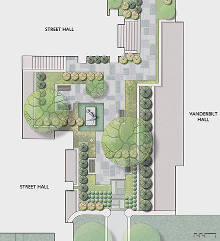 Pocket Park: Yale University Art Gallery Sculpture Garden Parking Plan, Design De Configuration, Yale University Art Gallery, Landscape Architecture Plan, Landscape Design Drawings, Landscape Architecture Drawing, Pocket Park, Urban Landscape Design, Plans Architecture