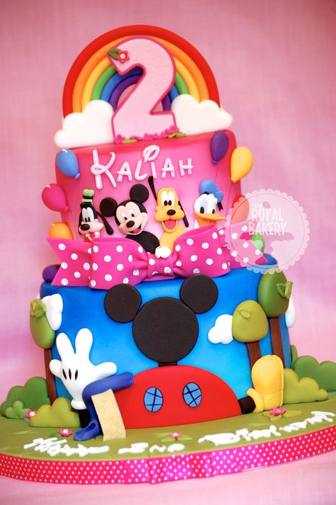 Mickey Mouse Torte, Mickey Mouse Clubhouse Birthday Cake, Γενέθλια Mickey Mouse, Mickey Mouse Clubhouse Cake, Mickey And Minnie Cake, Mickey Mouse Birthday Cake, Bolo Mickey, Mickey Mouse Clubhouse Birthday Party, Mickey Cakes