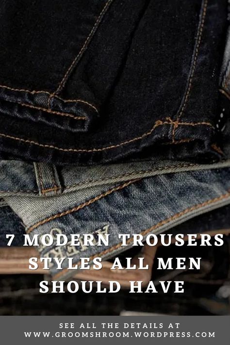 Must Have Jeans, Personality Tips, How To Look Attractive, Man Trousers, Trouser Style, Mens Winter Fashion, Life Tips, Men's Grooming, Men Winter