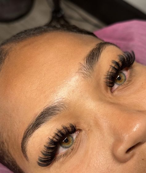 Extension Eyelashes Styles, Full Volume Wispy Lashes, Doll Wispy Lash Extensions, Wispy Volume Set Lash Extensions, Round Eyelash Extensions, Lashes Extensions For Almond Eyes, Amzgirl Lash Map, Lash Extensions Numbers, Full Cat Eye Lash Extensions