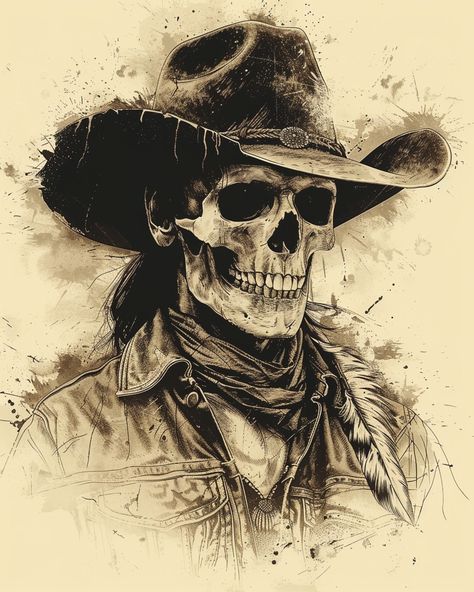 Cowboy Skull Drawing, Cow Skull Art Drawing, Skull Art Aesthetic, Pirate Skull Tattoos, Shadow Riders, Cowboy Skull, Cow Skull Art, Survival Items, Skull Art Drawing