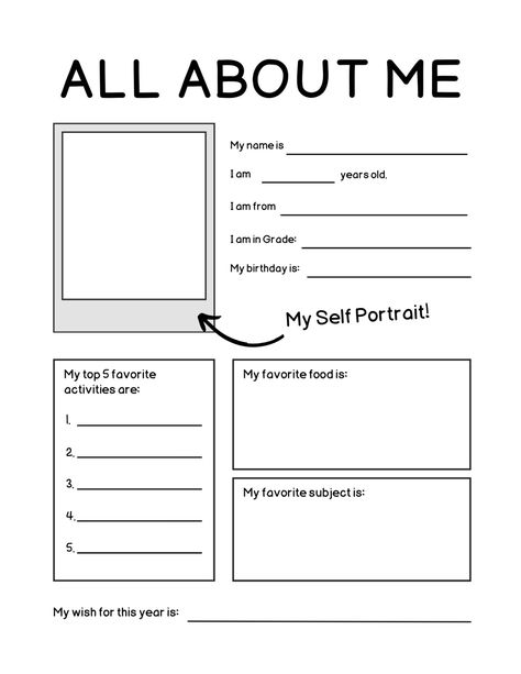 17 Free All About Me Worksheet Templates (PDF) Profile About Me, My Profile Template, About Me Worksheet For Adults, About Me Worksheet High School, All About Me Printable For Adults, Student About Me Sheet, Middle School All About Me Sheet, All About Me Printable, All About Me Worksheet