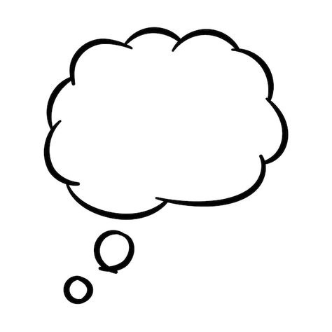 Free vector doodle cloud thought bubble | Free Vector #Freepik #freevector #bubble #message #thinking #thought Thinking Bubble Drawing, Thinking Bubble, Cloud Doodle, Bubble Message, Message Bubble, Cloud Bubble, Thought Cloud, Bubble Speech, Bubble Drawing