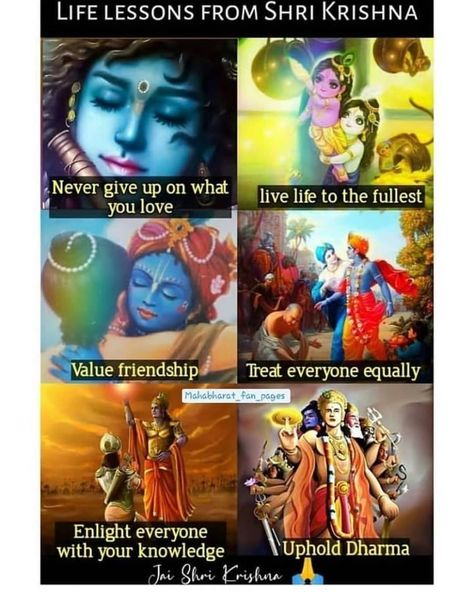 Krishnar Quotes on Instagram: “Life lessons from Shri Krishna ❤️ Follow us @krishnarquotes 💛 #krishnarquotes #krishna #krishnar #radha #radhakrishna #radharani…” Krishna Temple, Ancient History Facts, Krishna Mantra, Radha Krishna Quotes, Krishna Book, Radha Krishna Love Quotes, Little Krishna, Krishna Songs, Lord Krishna Wallpapers