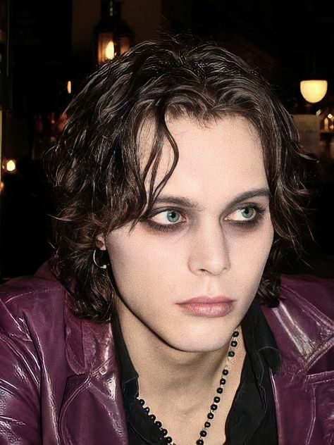 him ~ ville valo Ville Valo, A Man, My Pictures, Purple, Hair, On Instagram, Black, Instagram