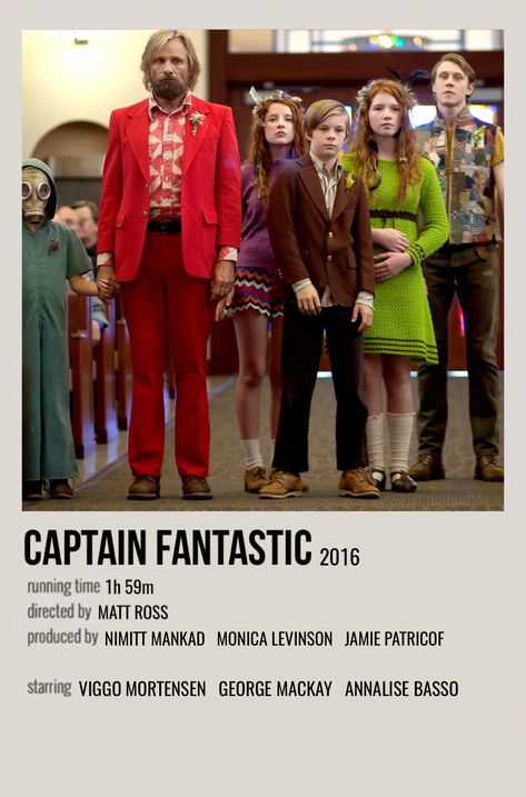 Captain Fantastic Movie, Polaroid Movie Poster, Movie Hacks, Captain Fantastic, Iconic Movie Posters, Movie Posters Design, Movie Posters Minimalist, All Movies, Good Movies To Watch